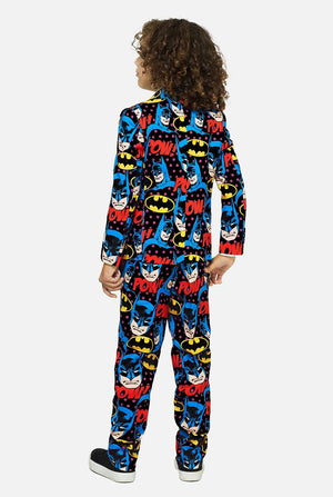 Batman themed suit for boys worn by boy