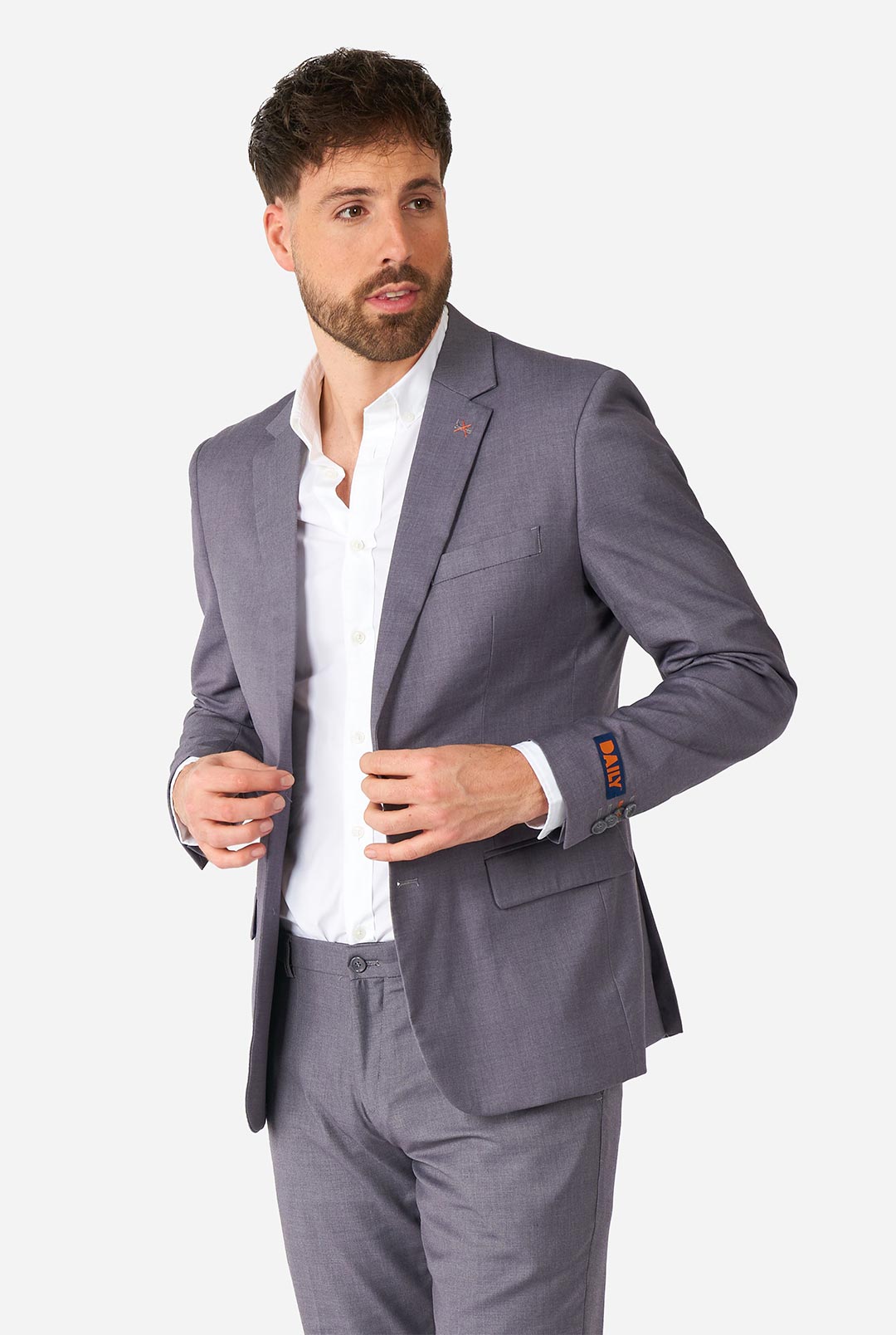 Daily Grey Casual Grey Business Suit OppoSuits