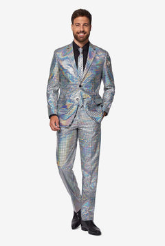 Man wearing Disco suit