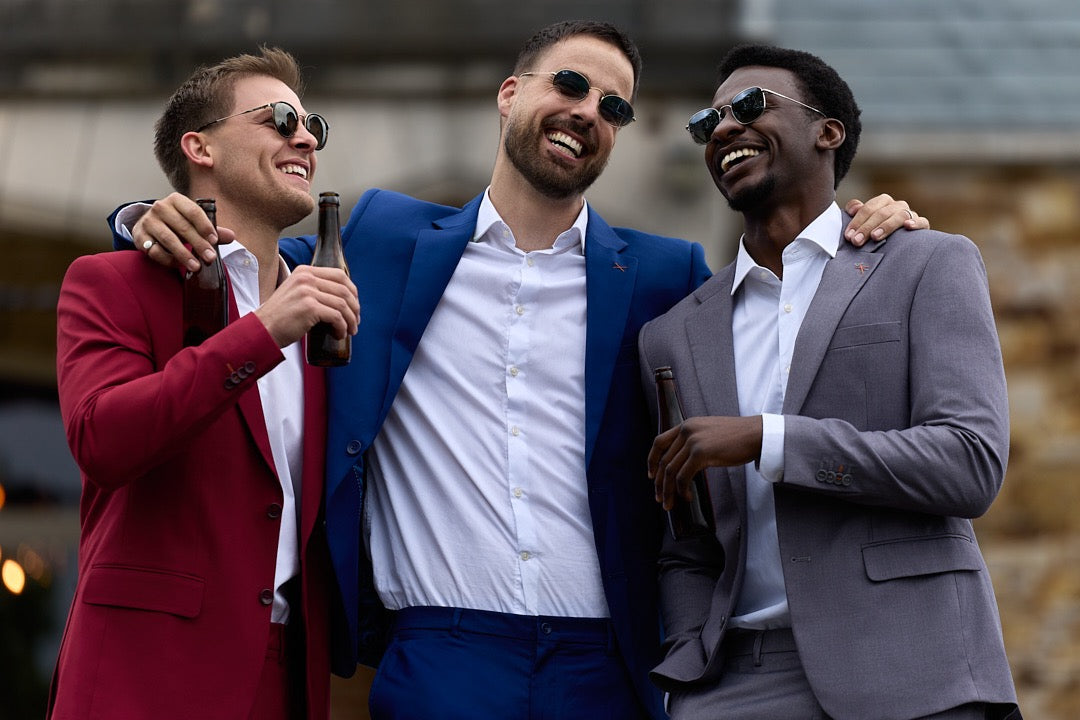 lavender suit for men spring