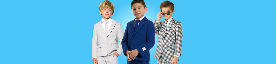 3 boys wearing OppoSuits Suit