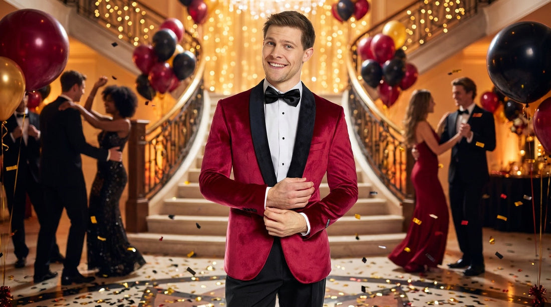 red tuxedo for prom 2026