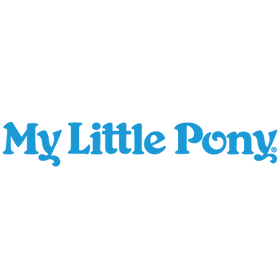 The blue 'My Little Pony' logo centered on a plain white background.