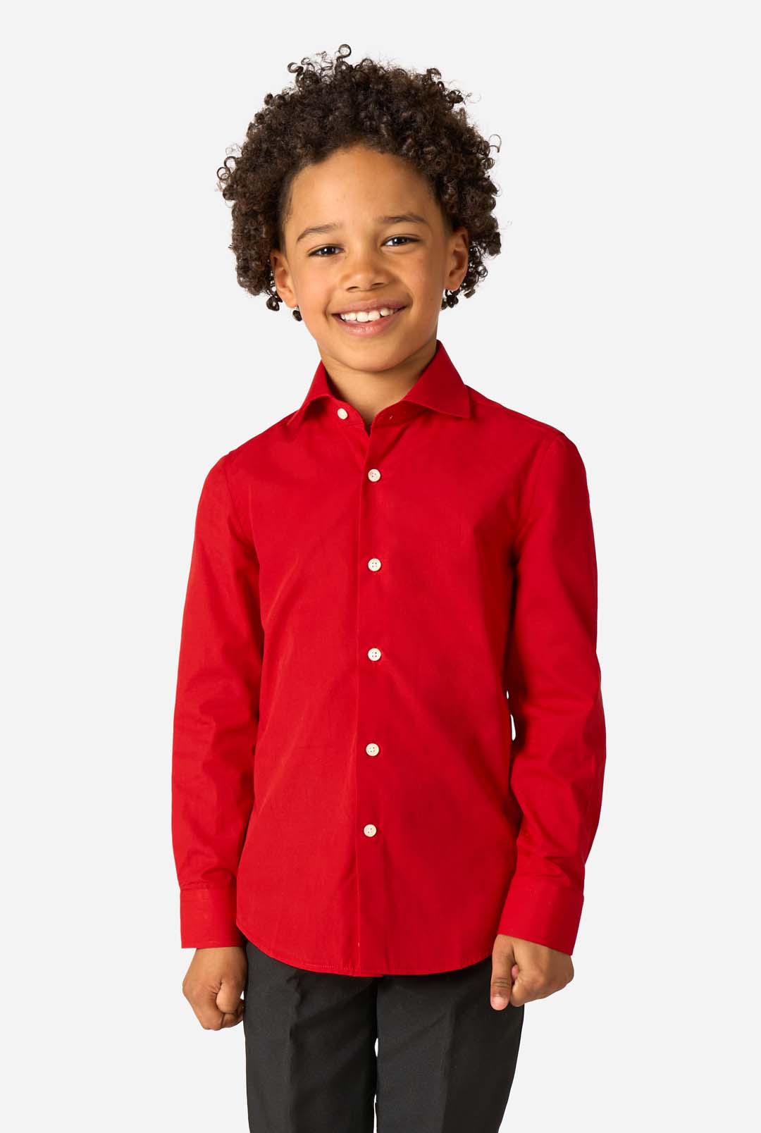 Red Devil Shirt | Red Dress Shirt for Boys