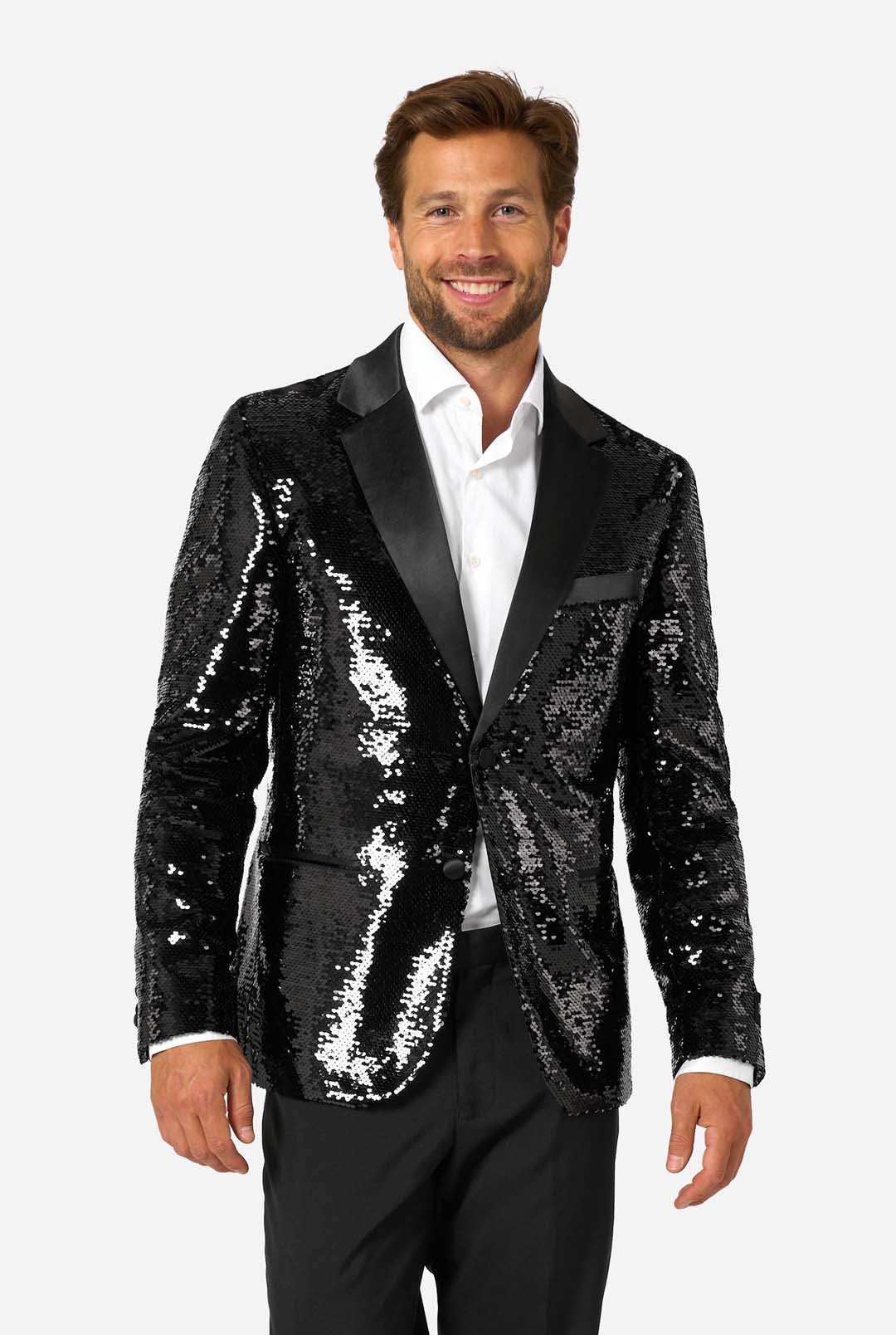 Briliant Black Sequins | Sequins Blazer