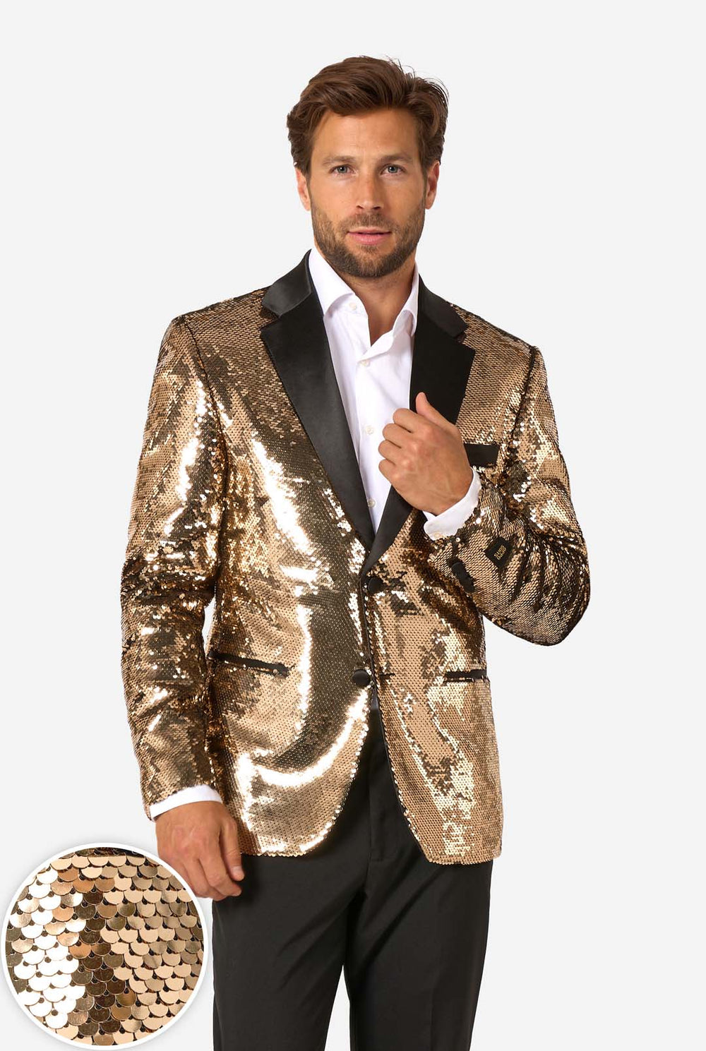 Groovy Gold Sequins | Sequin Blazer | OppoSuits US 42 Groovy Gold Sequins | Sequin Blazer | OppoSuits US 42