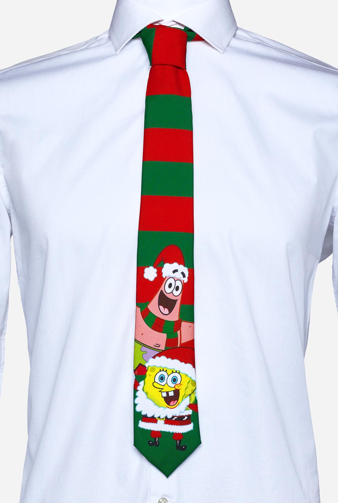 Spongebob Tie Christmas Xmas Tie SpongeBob OppoSuits