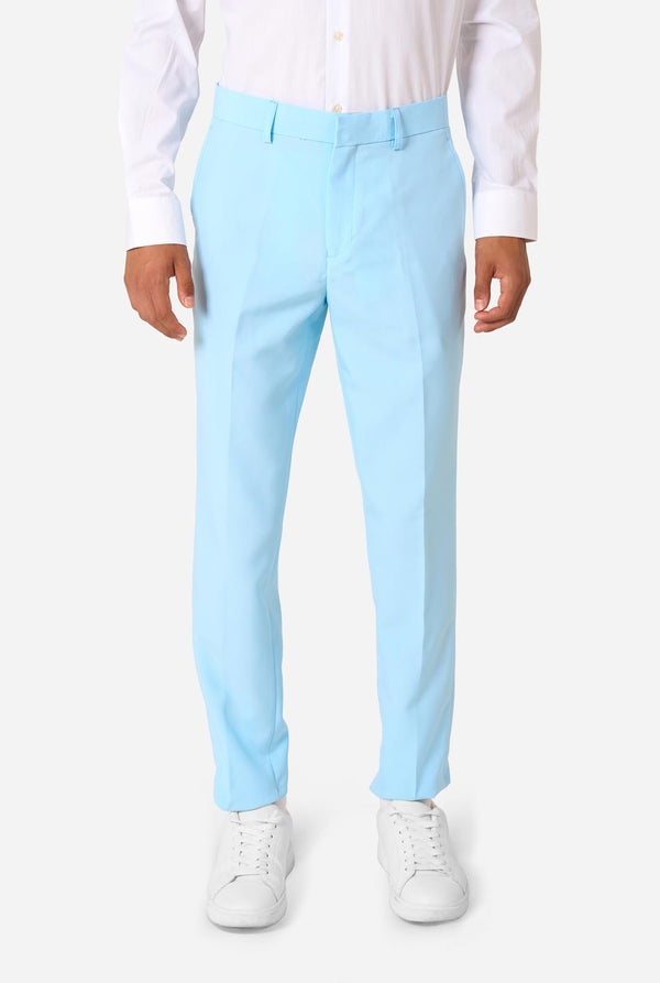 OppoSuits Boys 8-20 Cool Blue Solid Color Suit, 12