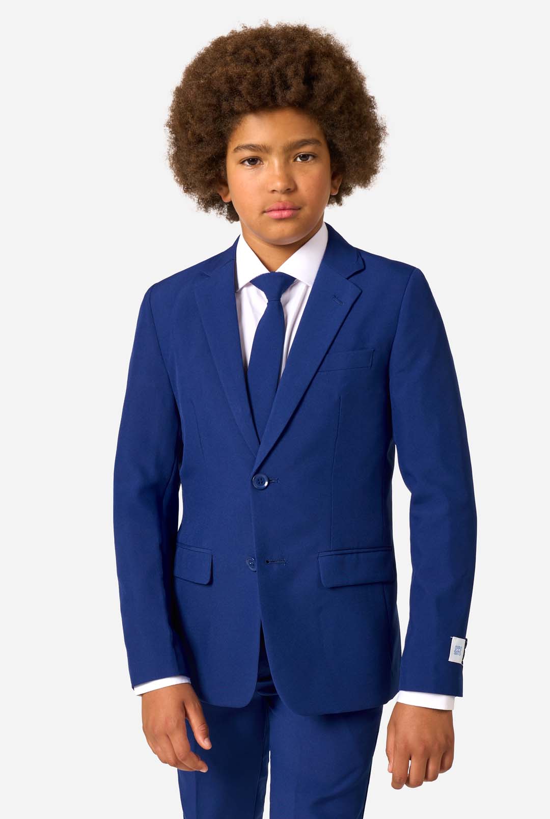 OppoSuits Teen Boys Navy Royale Solid Suit - Blue OppoSuits Teen Boys Navy Royale Solid Suit - Blue