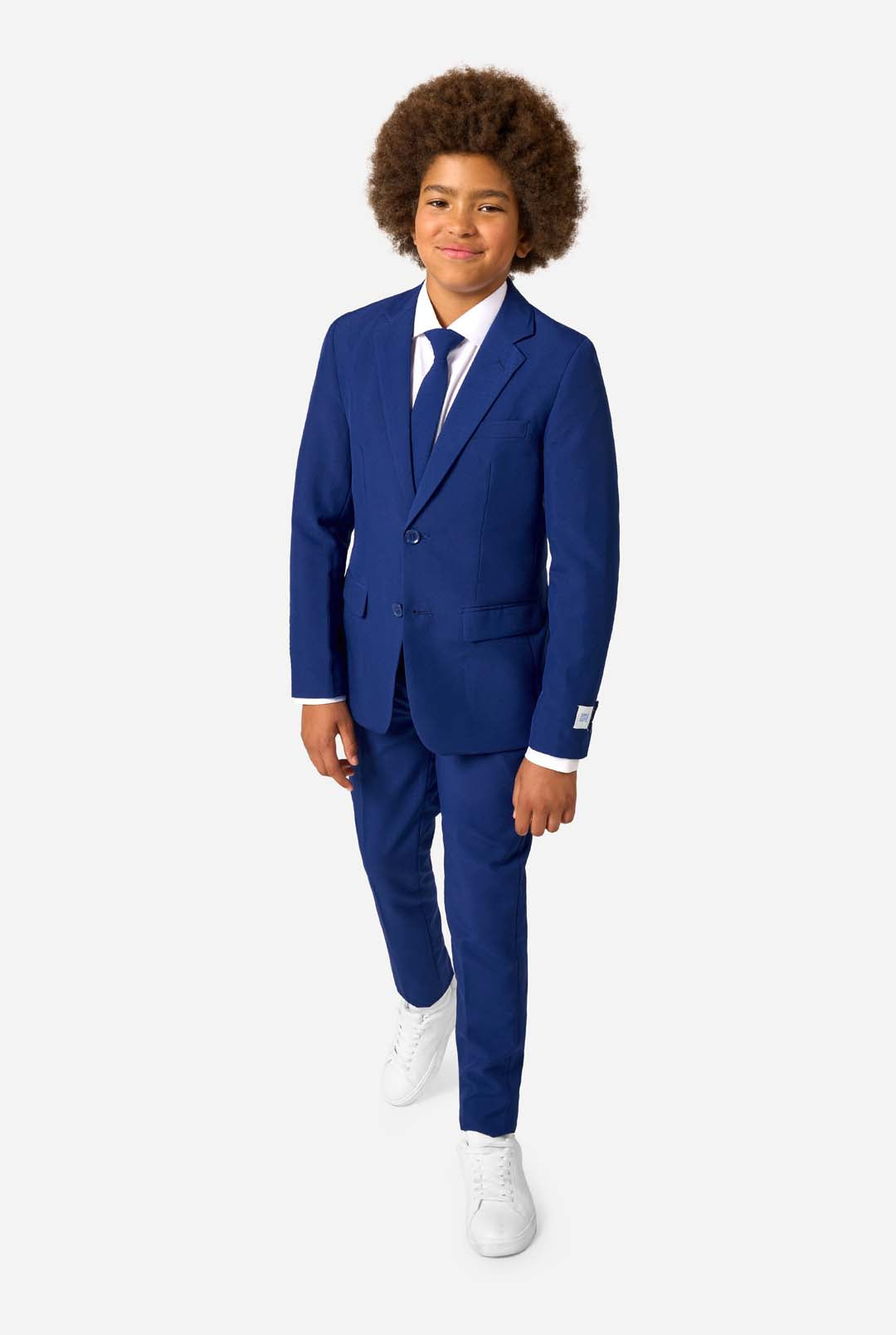 OppoSuits Teen Boys Navy Royale Solid Suit OppoSuits Teen Boys Navy Royale Solid Suit