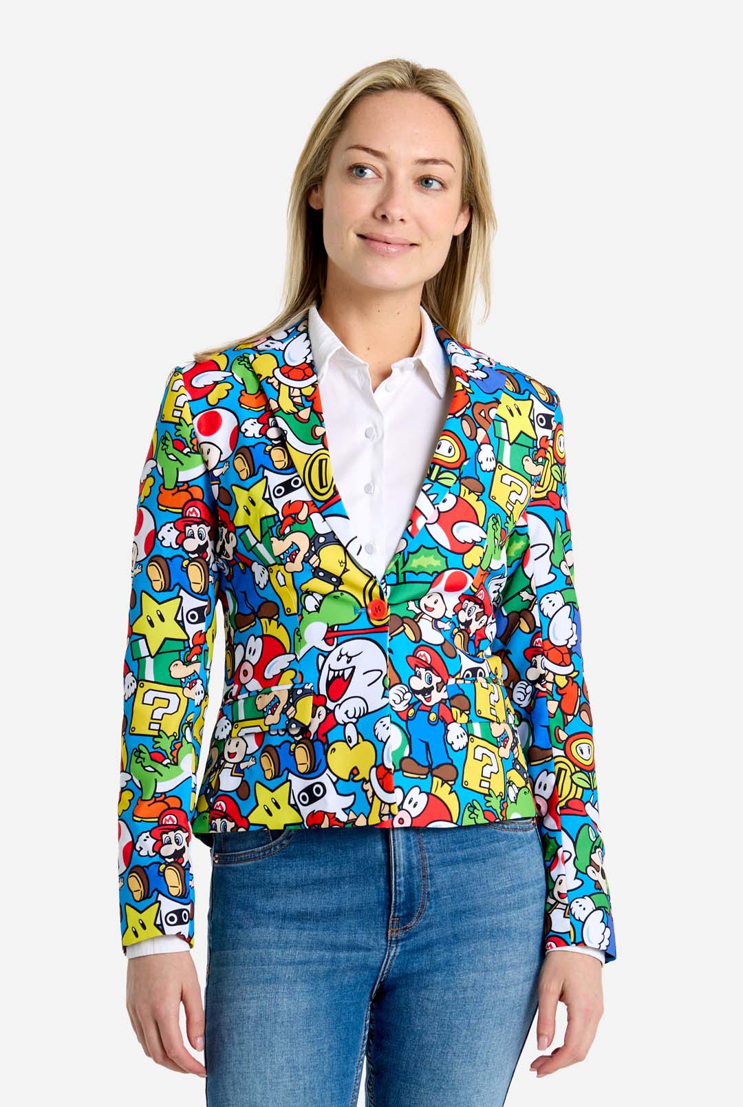 Super Mario Women’s Blazer official OppoSuits product photo