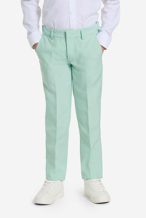 mint green dress pants mens CQONEPT Mens Dress Pants Office Slacks Loose Fit Straight Leg Pant Business Work Lightweight Trousers with Pockets Mint Green XXXL