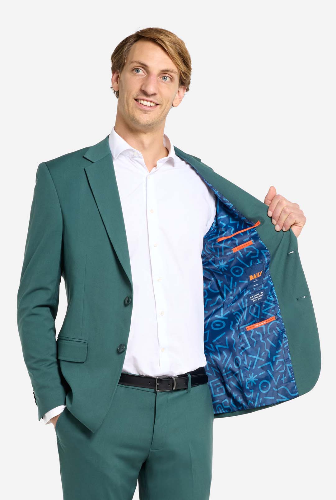 OppoSuits Daily Men's Suit - Posy Green, 52 OppoSuits Daily Men's Suit - Posy Green, 52