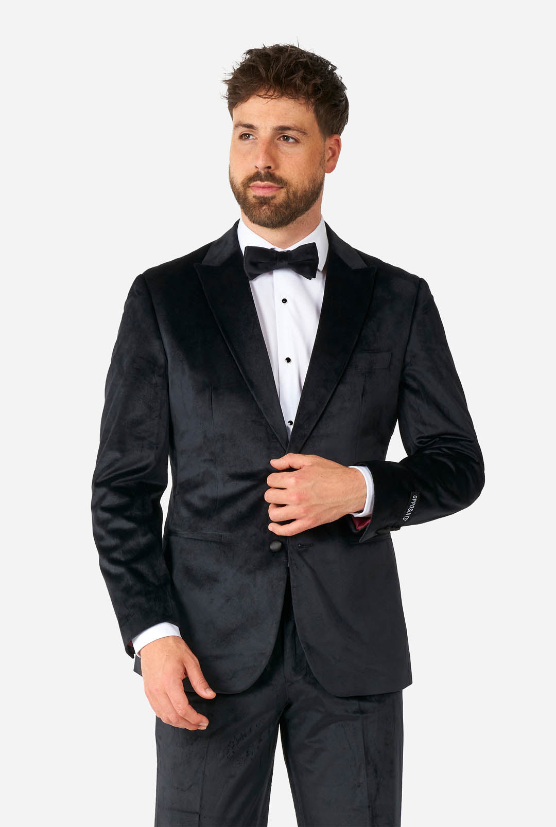 Midnight Black Velvet | Black Tuxedo Men | OppoSuits US 52 Midnight Black Velvet | Black Tuxedo Men | OppoSuits US 52