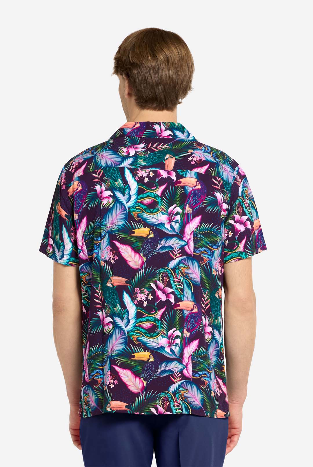 Night Jungle | Tropical Hawaiian shirt | OppoSuits