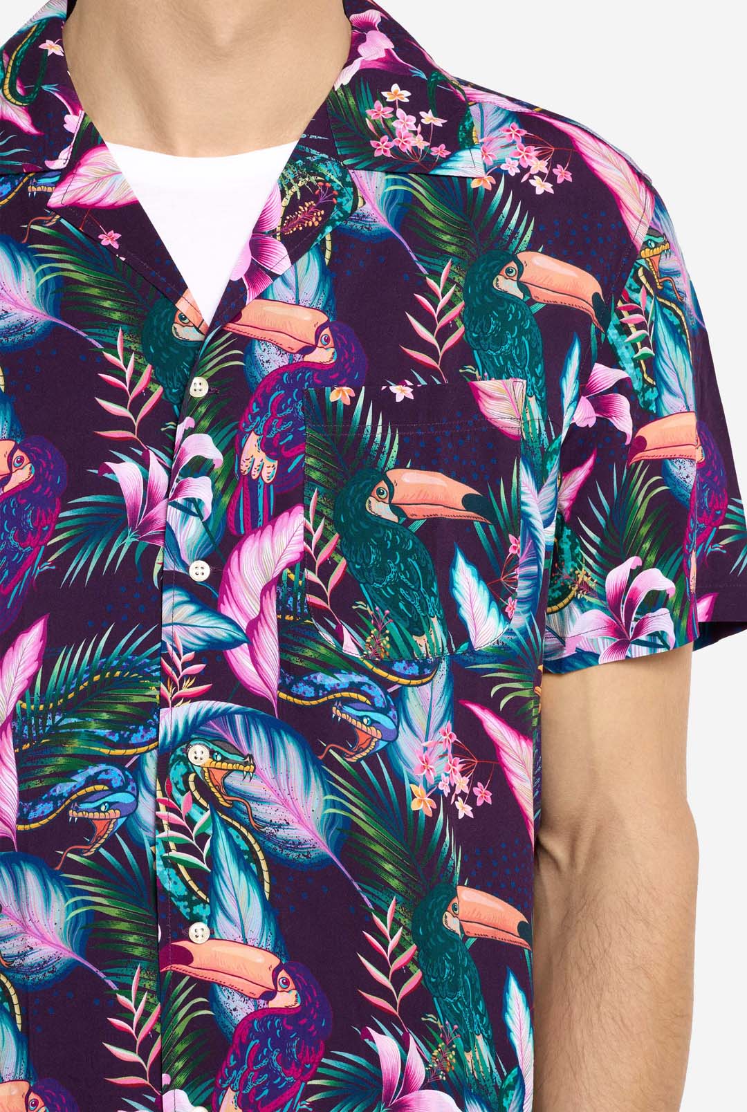 Night Jungle | Tropical Hawaiian shirt | OppoSuits