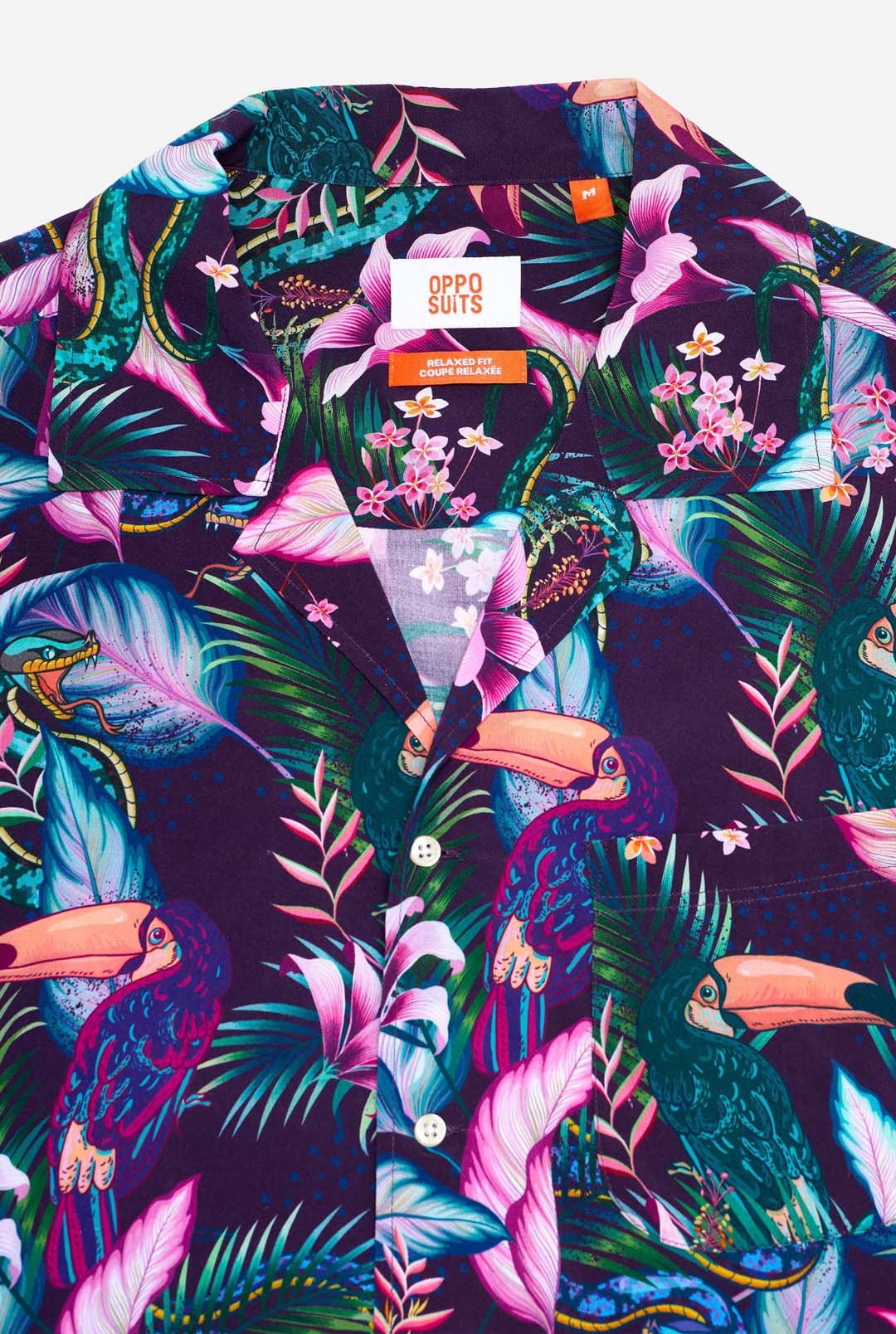 Night Jungle | Tropical Hawaiian shirt | OppoSuits