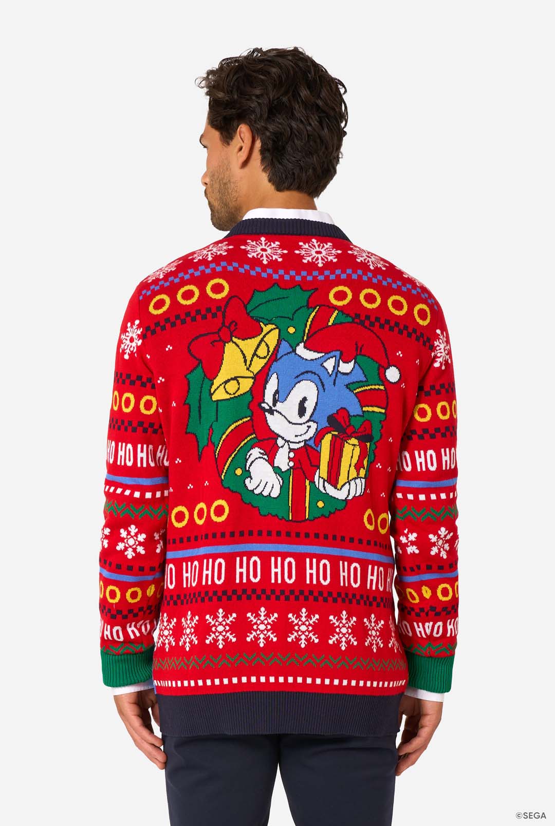Sonic Christmas | Knitted Christmas Sweater | OppoSuits