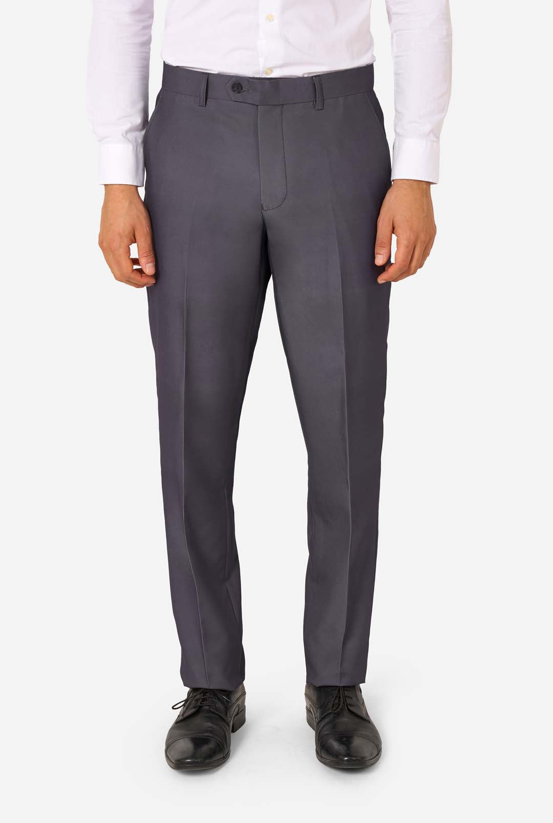 OppoSuits Men's Solid Color Suit - Charcool - Size 36 OppoSuits Men's Solid Color Suit - Charcool - Size 36