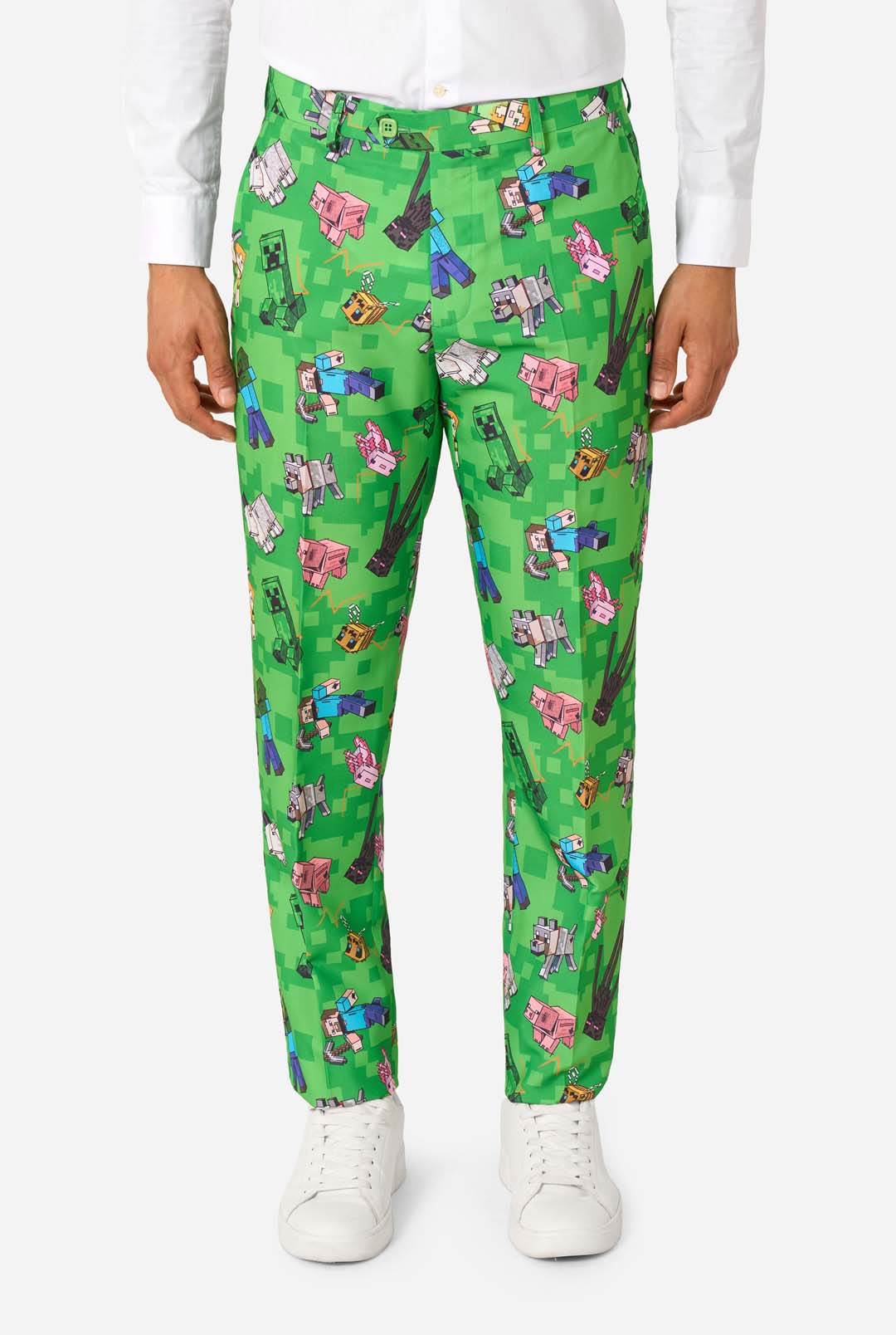 Minecraft Slacks Minecraft | Mens Suit with Minecraft print | OppoSuits