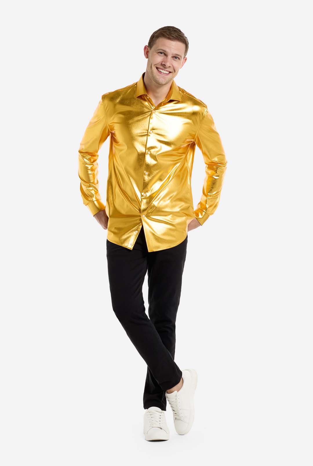gold dress shirts Groovy Shirt | Golden Mens Shirt Color:Blue & Gold Whats included Mens long add-on-formal-light-pink Men's Relaxed Fit Riveted