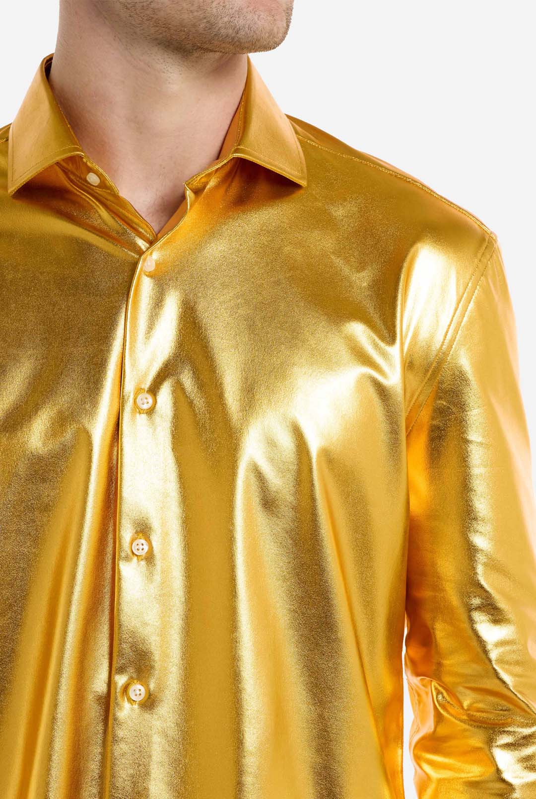 Groovy Gold Shirt | Golden Mens Shirt
