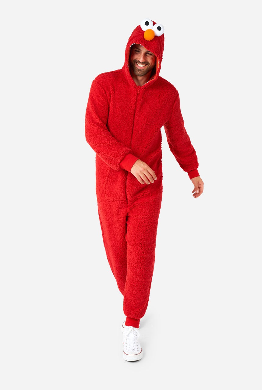 Elmo Onesie Sesame Street Adult Onesie OppoSuits
