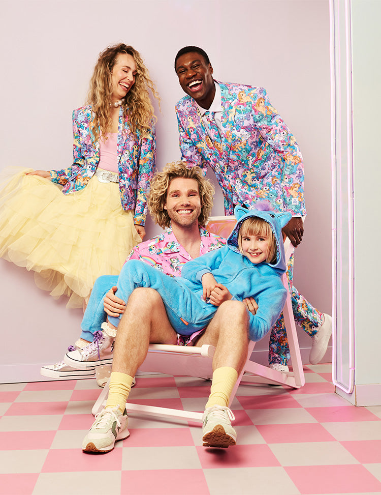 Image with group of people wearing My Little Pony vs OppoSuits collection.