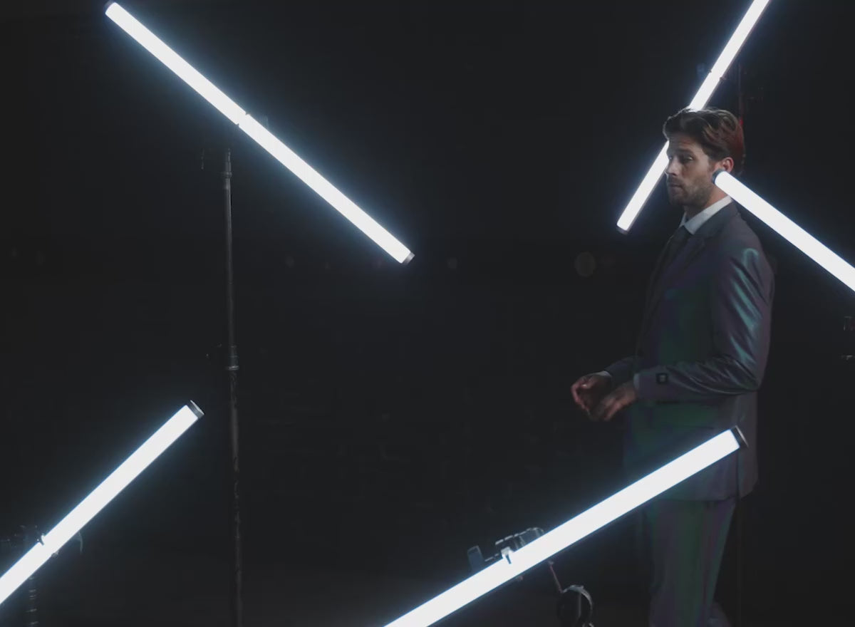Video of Perfective reflective with man dancing