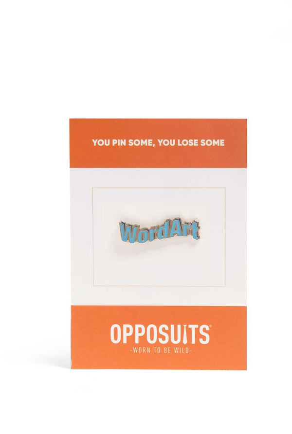 Word art pin