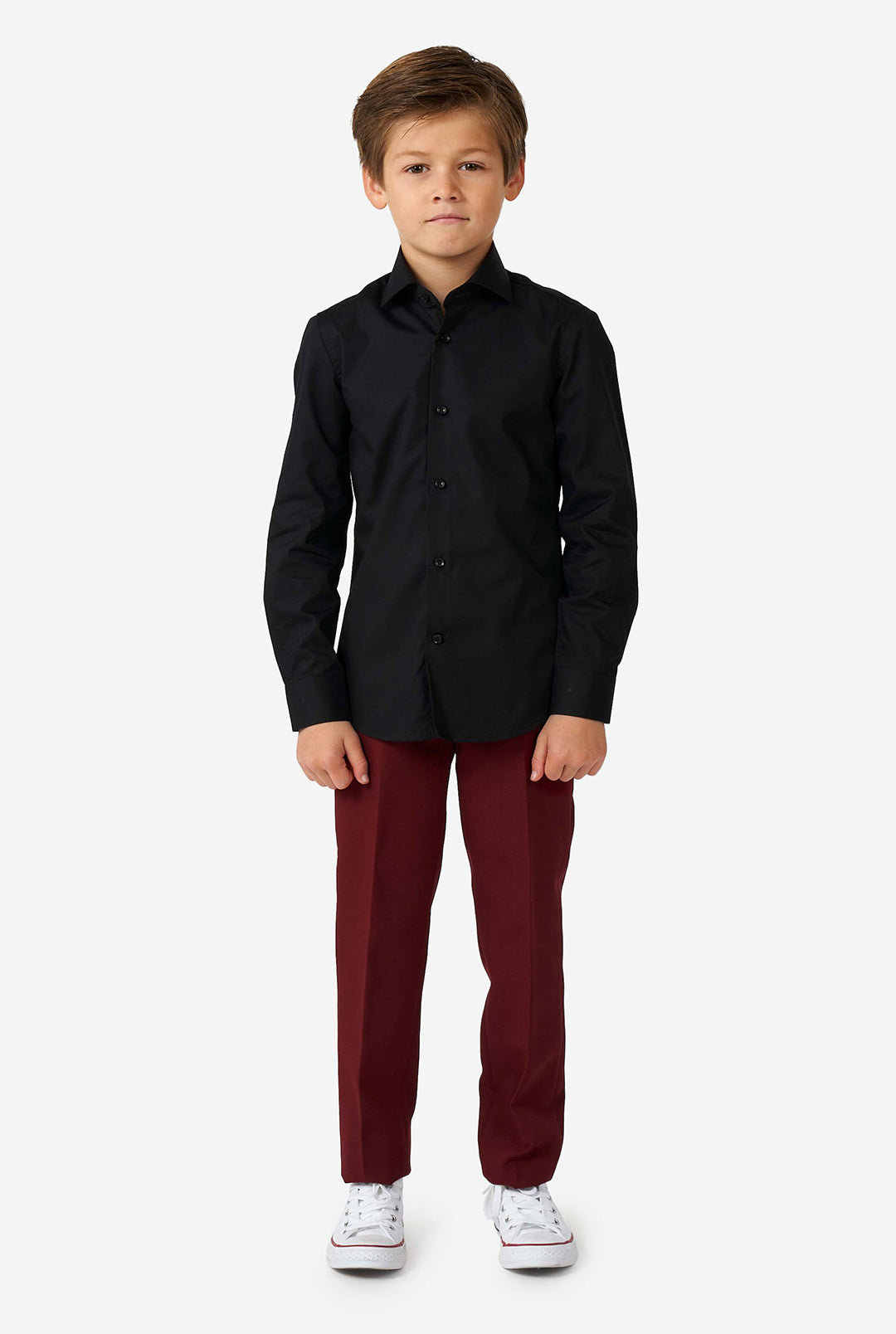 OppoSuits - Black Knight Boys shirt - Black shirt for Boys OppoSuits - Black Knight Boys shirt - Black shirt for Boys