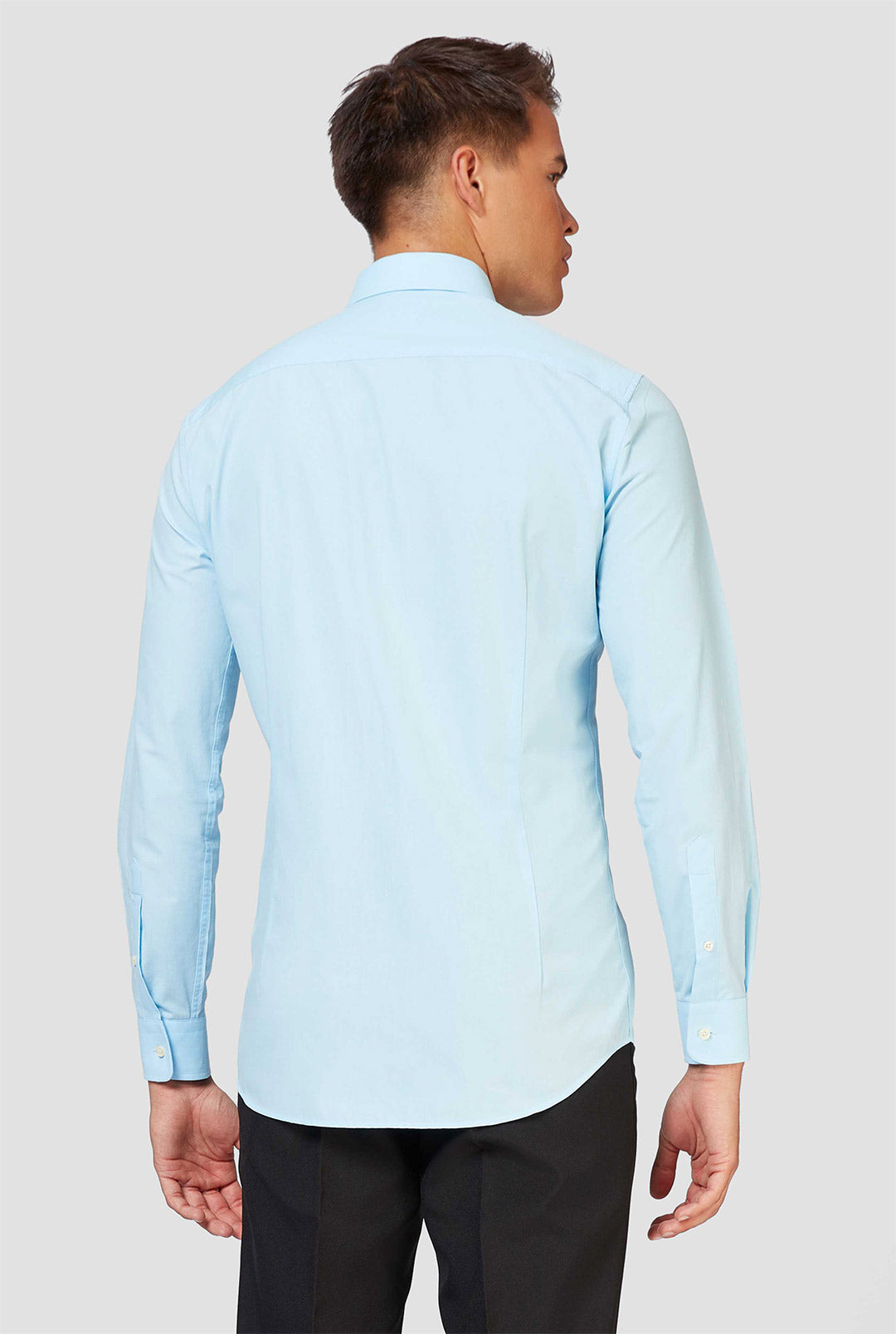 mens pale blue dress shirt long sleeve OppoSuits - Cool bridal neck accessory Coutiva Plus Size Brown Key Features Optional:Ruffle bow gloves