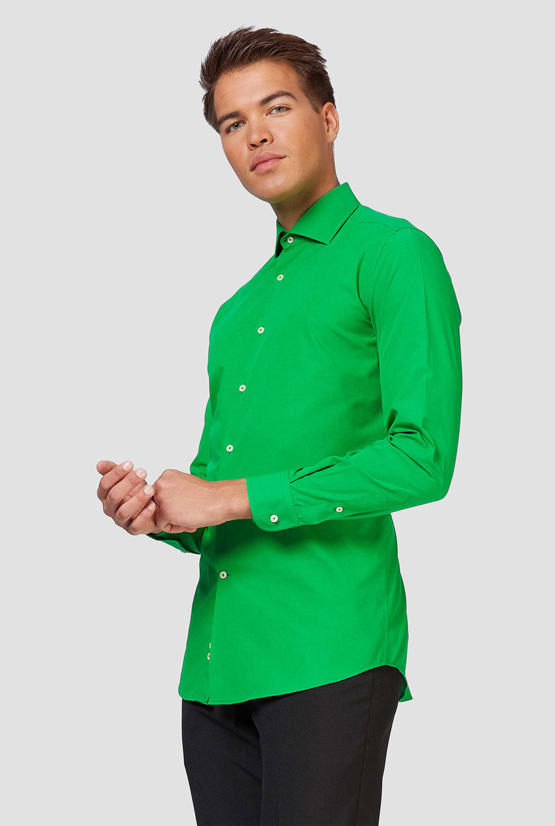 green dress shirt men OppoSuits - Evergreen plus size mermaid gown Adrianna Papell Women's Sequin to short sleeve button Quantity:1