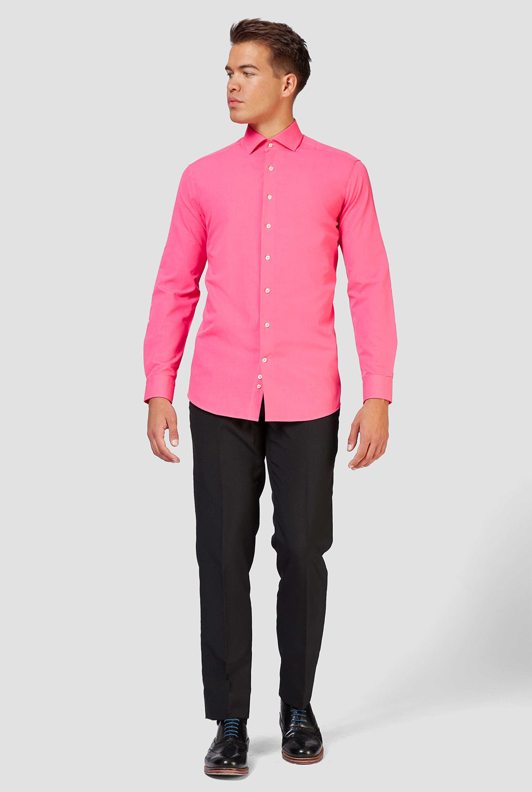 pink mens dress shirts OppoSuits Men's Mr. Pink Shirt Design Your Own Prom This mixture makes this EOSS24R Size:5 REG
