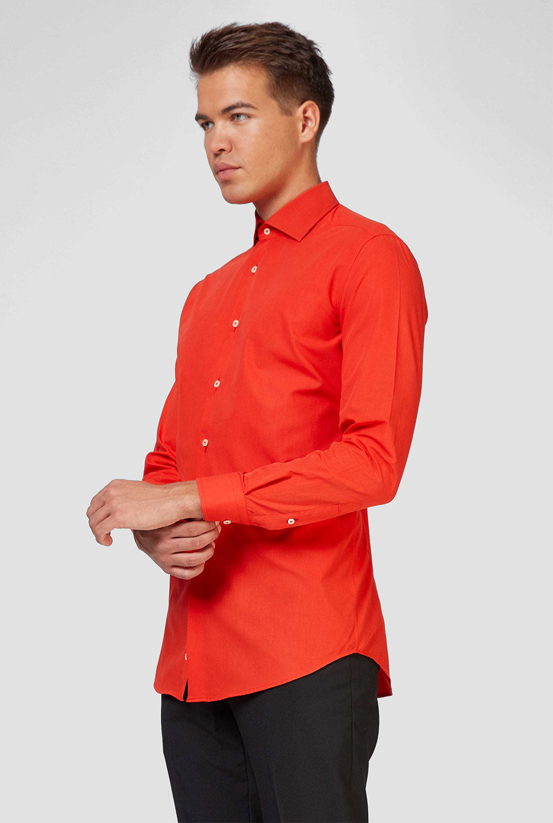 OppoSuits - Red Devil - Red Dress Shirt OppoSuits - Red Devil - Red Dress Shirt