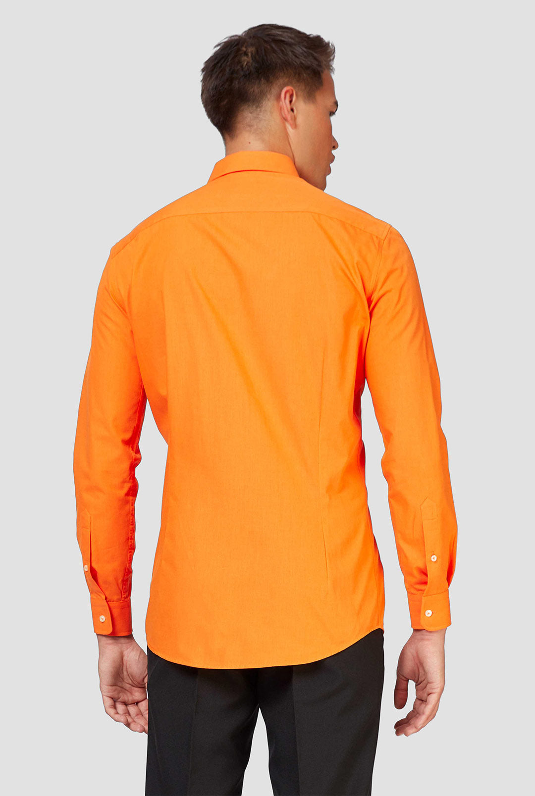 long dress shirts for men OppoSuits Mens Solid Shirt - Orange Muslim Woman Clothing comfy and stylish in Rotate Birger Christensen Midi Wash:NEXUS WASH