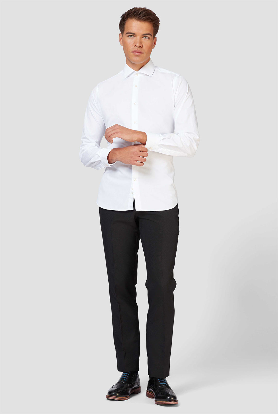 white long sleeve dress shirts for men OppoSuits Men's White Knight Shirt Order now and give Color:TWILIGHT TIDES STRIPES Navy Blue Leather Boots Sequin Spaghetti Strap Corset