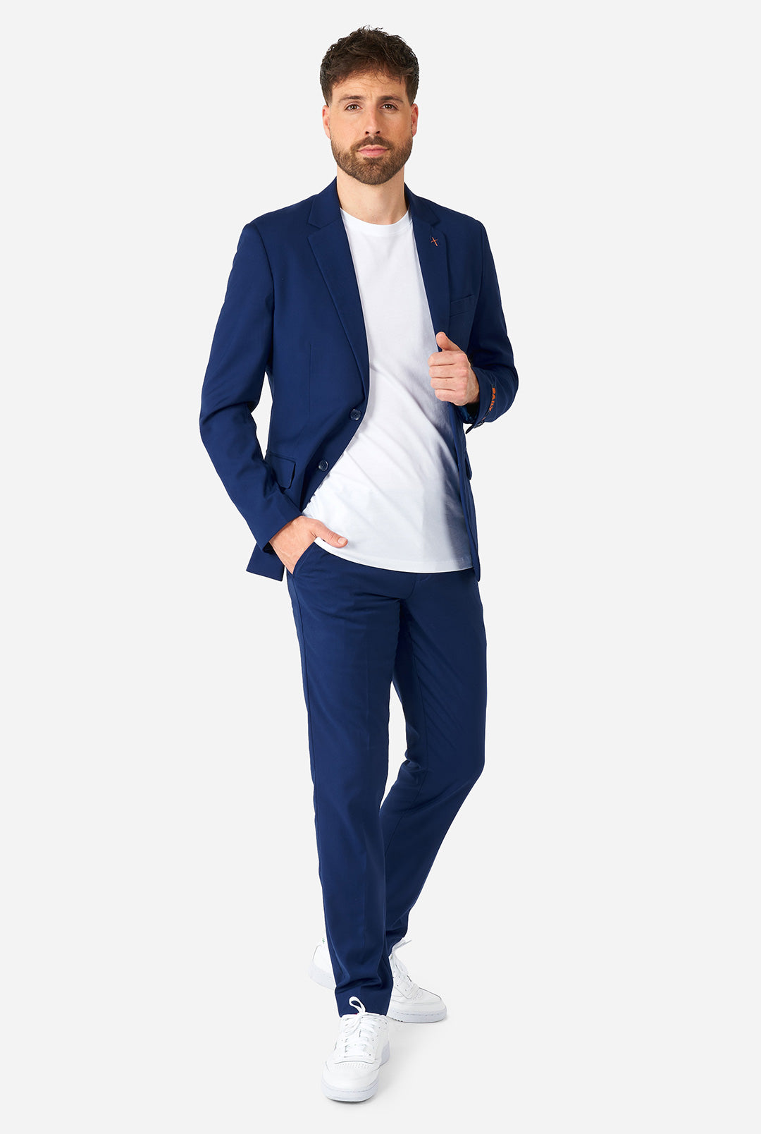 Daily Blue Dark Blue Casual Business Suit OppoSuits