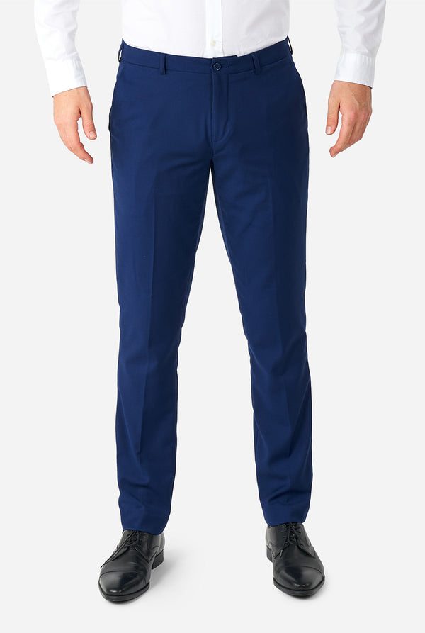 OppoSuits Men's Daily Dark Blue 2 Piece Suit, 44 OppoSuits Men's Daily Dark Blue 2 Piece Suit, 44