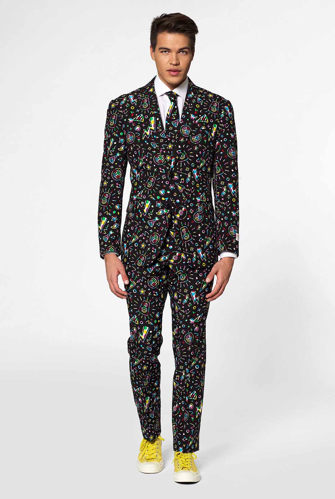 disco party dress for men Amazon.com: Mepase 6 Pcs Men 70s Disco Costumes Include Retro Shirt Bell Bottom Pants Wig Sunglasses Necklace Wig Cap for Disco Party(Classic,Medium) : Clothing, Shoes & Jewelry