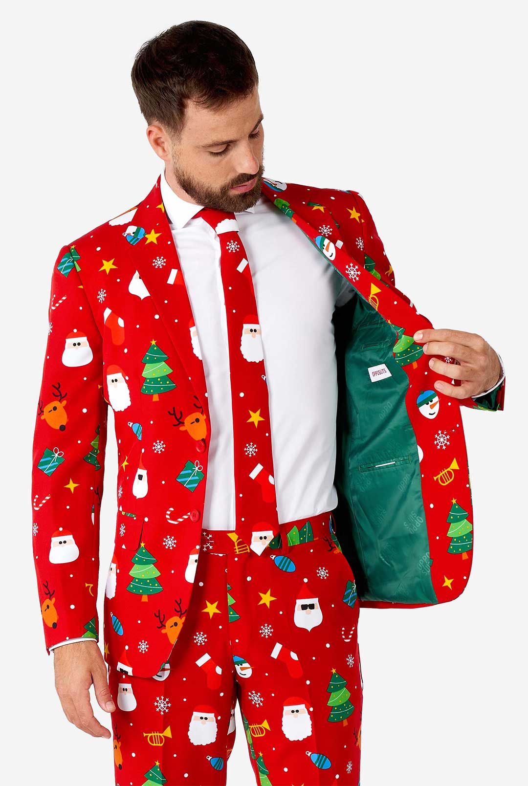 Festivity Red Suit | Men's Christmas Suit