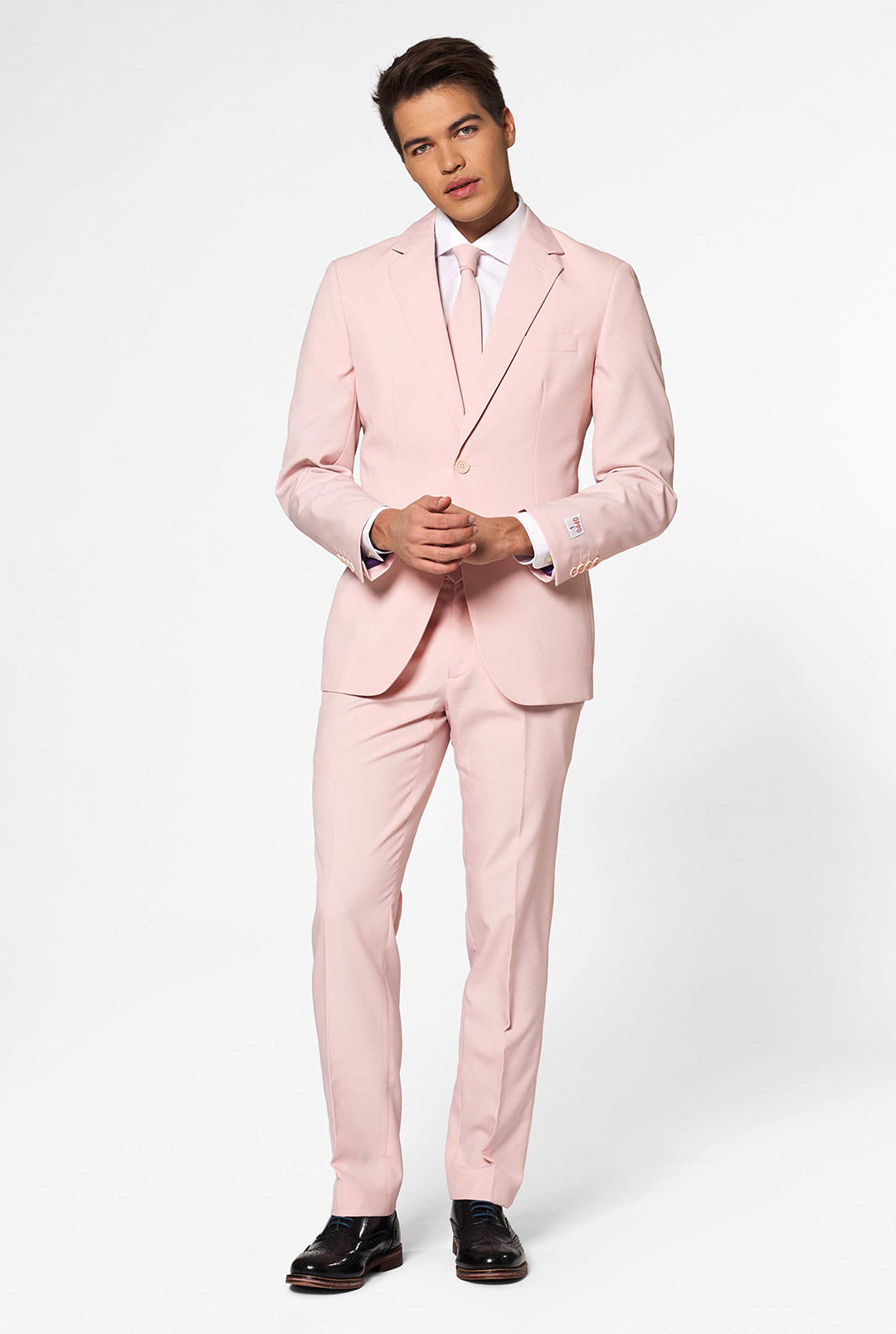 OppoSuits Lush Blush Suit Pink Size 42-R OppoSuits Lush Blush Suit Pink Size 42-R