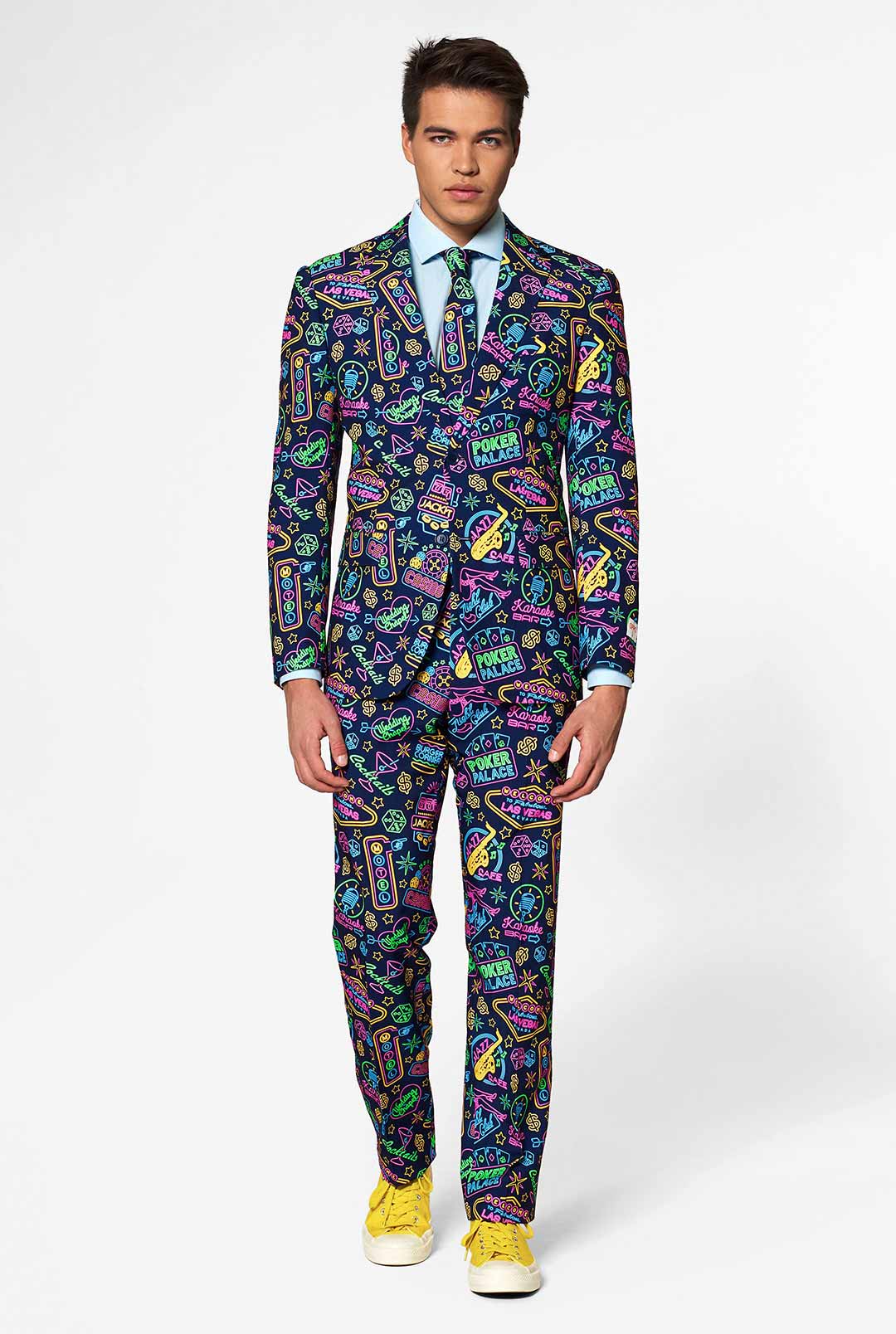 las vegas themed homecoming dresses Opposuits Men's Mr. Casino Suit, Size: 40, Multicolor las vegas dresses