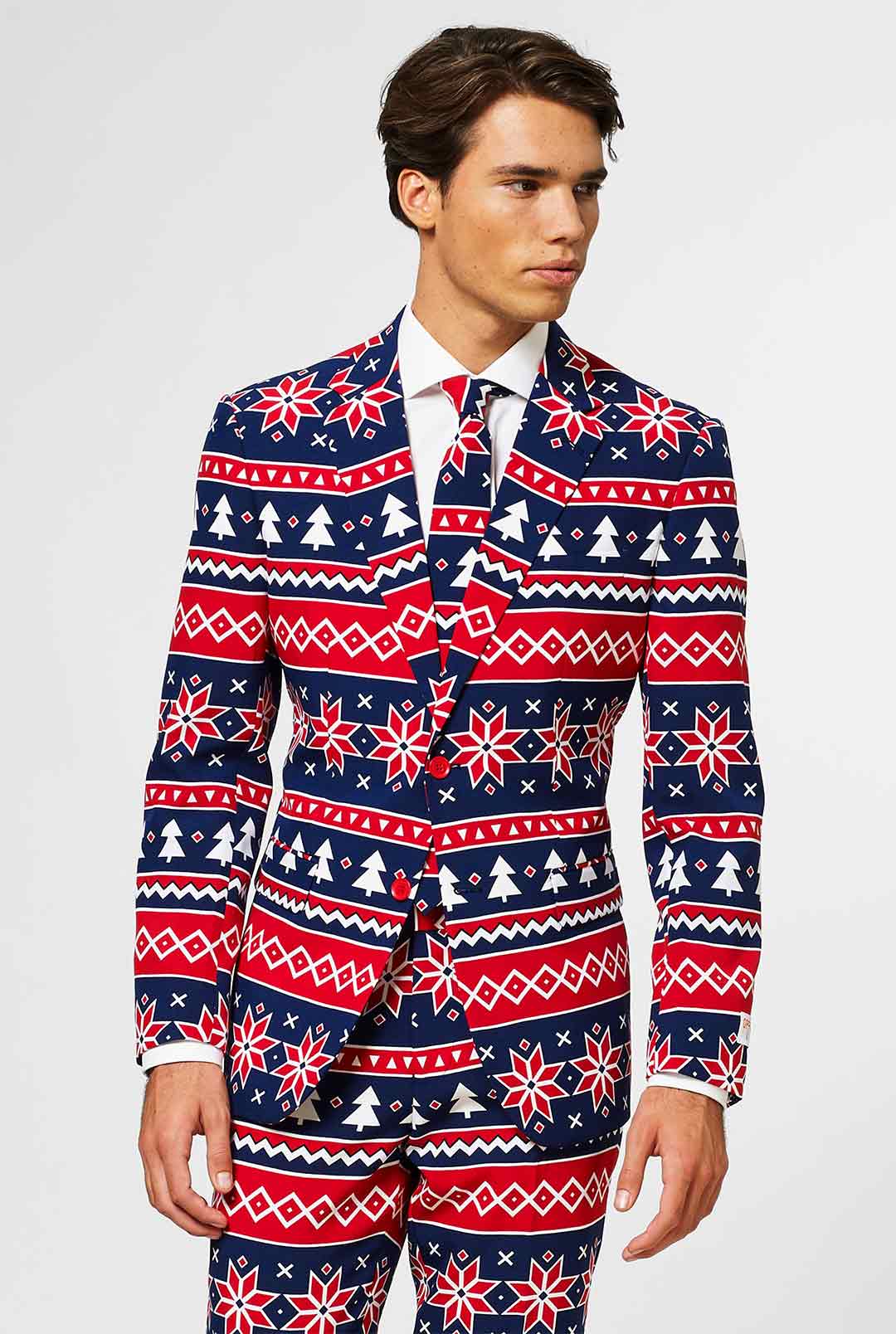 Men's Opposuits Christmas Festivity Red Suit
