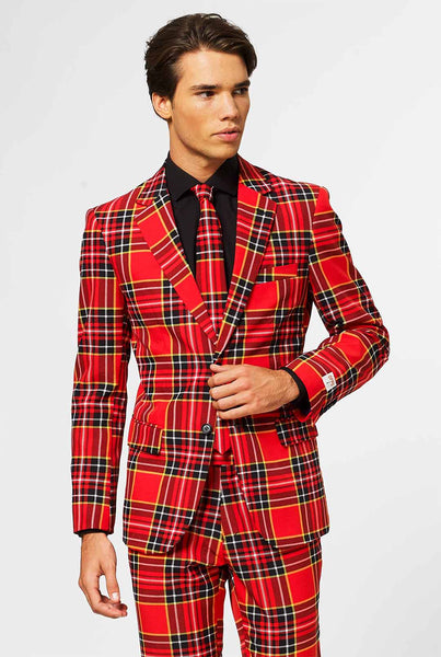 The Lumberjack | Men's Tartan Christmas Suit | OppoSuits