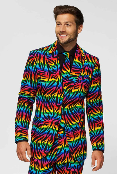Asylvain - Canotta Sottogiacca Smanicata Unisex con Stampa 3D Colorata, per Uomo e Donna - Multicolore - XL