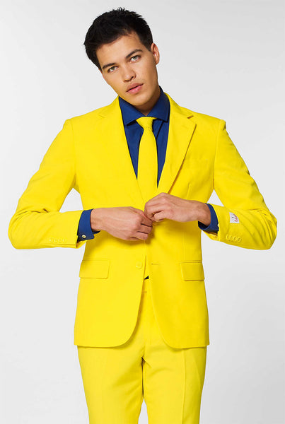 Yellow shops blazer dress