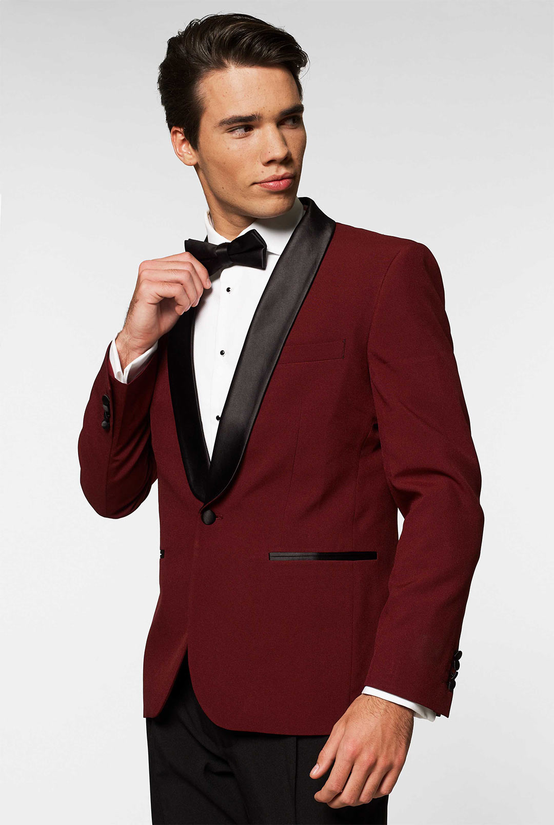 Opposuits Men's Hot Burgundy Festive Tuxedo - Red Opposuits Men's Hot Burgundy Festive Tuxedo - Red