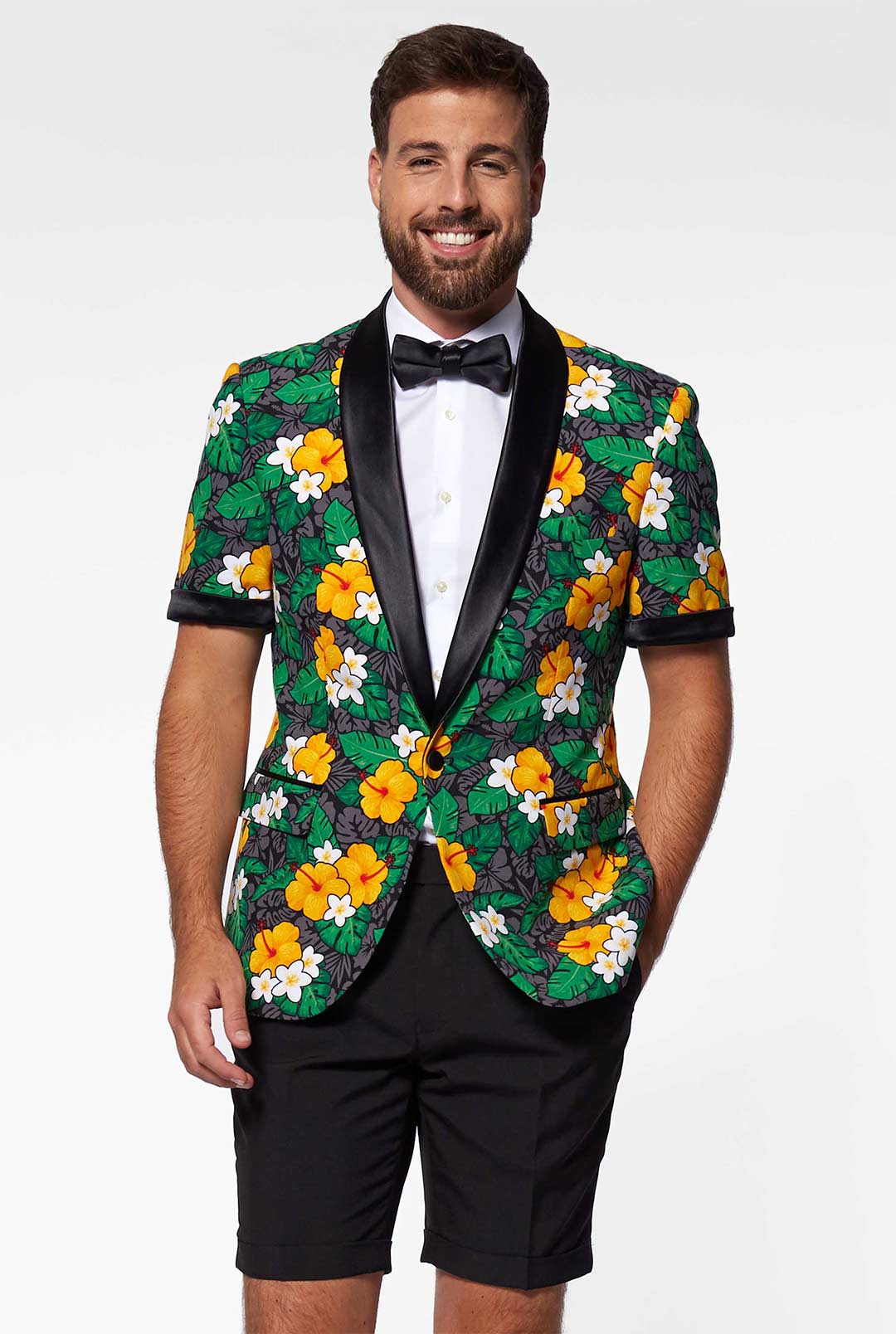 OppoSuits Men's Tropical Treasure Flower Slim Fit Summer Tuxedo, 36 OppoSuits Men's Tropical Treasure Flower Slim Fit Summer Tuxedo, 36