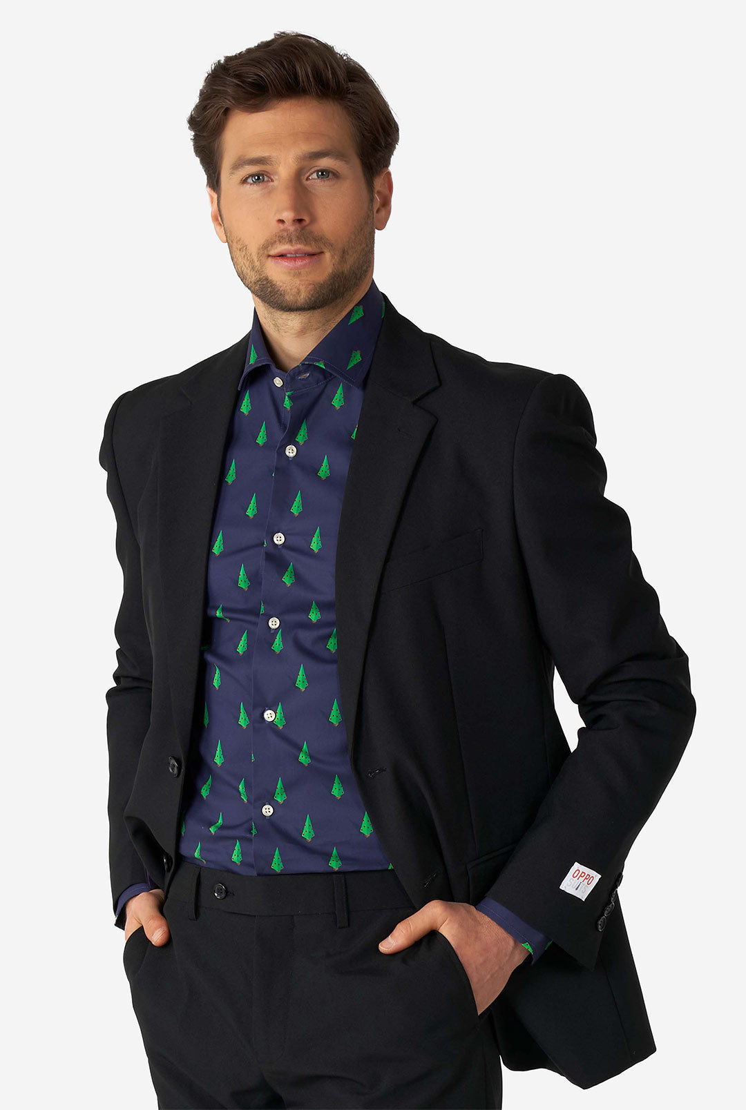 christmas dress shirts and ties Mens Navy Blue Skinny Tie Floral Paisley 3" Christmas Sexy Woven Luxury Fashion